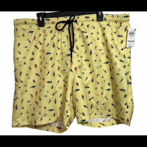 CLUB ROOM Swimwear Surfing Men Swim Trunks Shorts - Picture 1 of 5